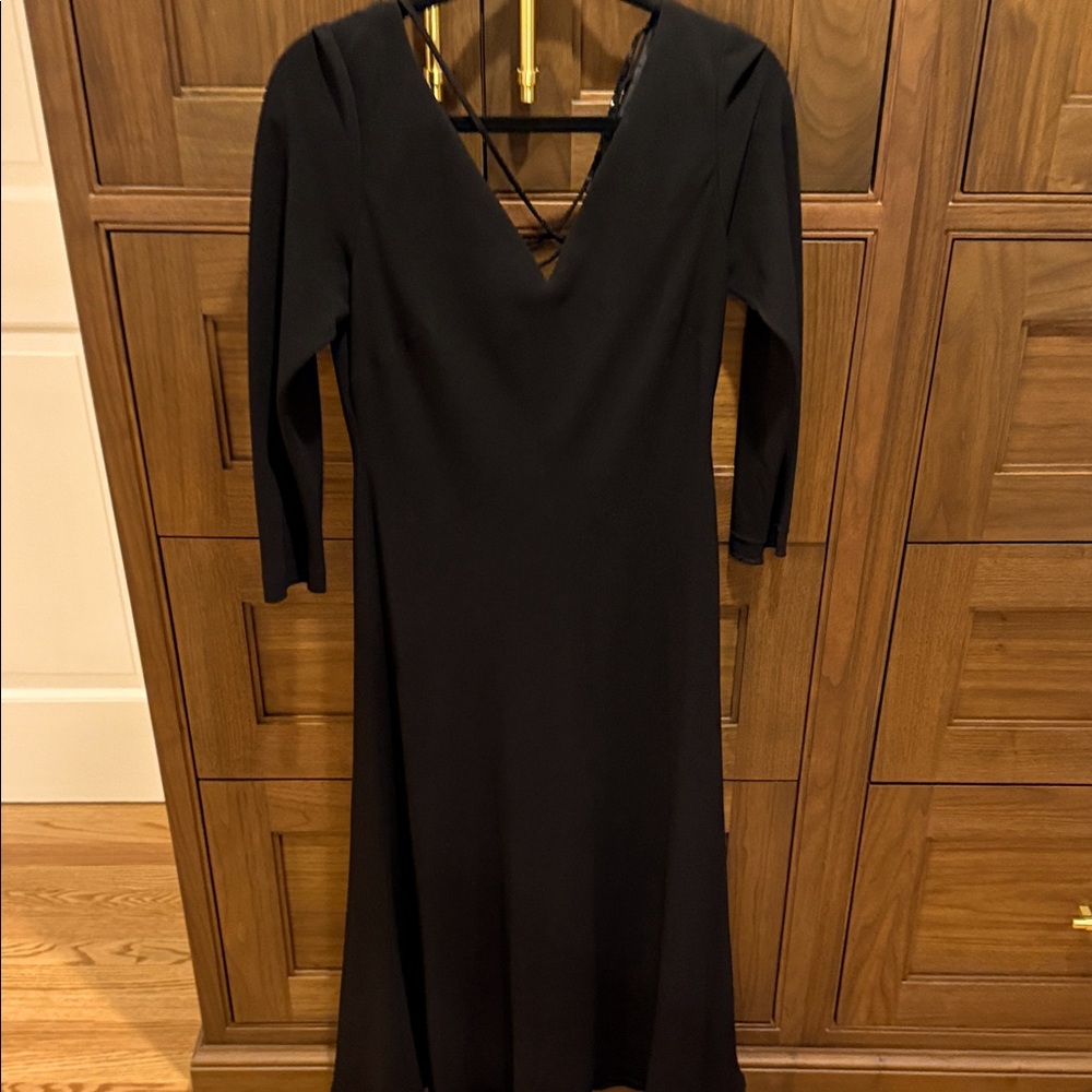 Ralph Lauren Black Long Sleeve Dress